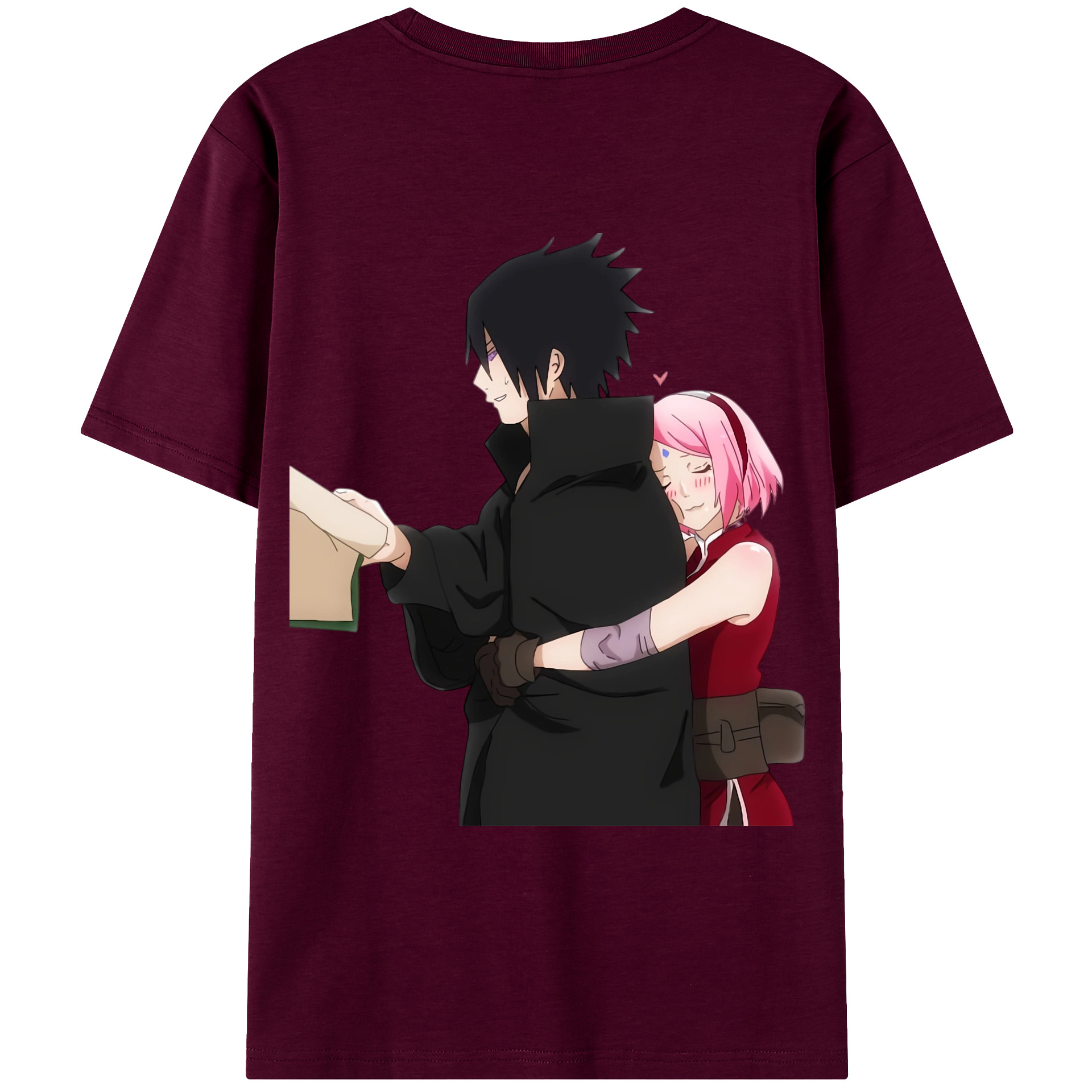 （画像用） NARUTO -ナルト- うちは サスケ Uchiha Sasuke レディース半袖Tシャツ(バックプリント)